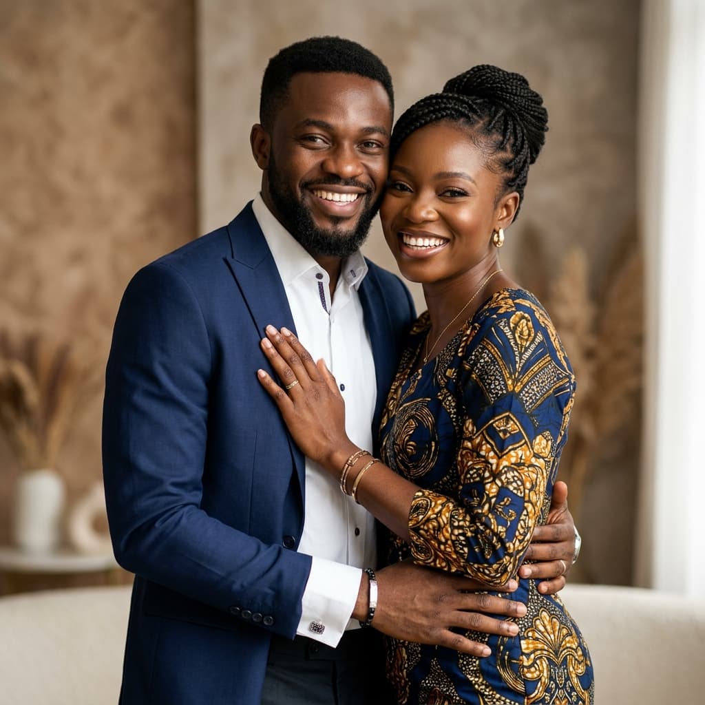 Funke and Femi portrait
